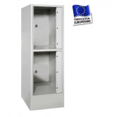 casier plexi consigne H925 mm 1 colonne 2 portes