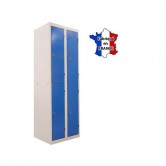 casier metallique sport 2 colonnes 4 cases 600 mm