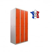 casier metallique 3 colonnes 6 portes monobloc 900 mm