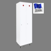 vestiaire plastique pvc 2 colonnes 2 portes