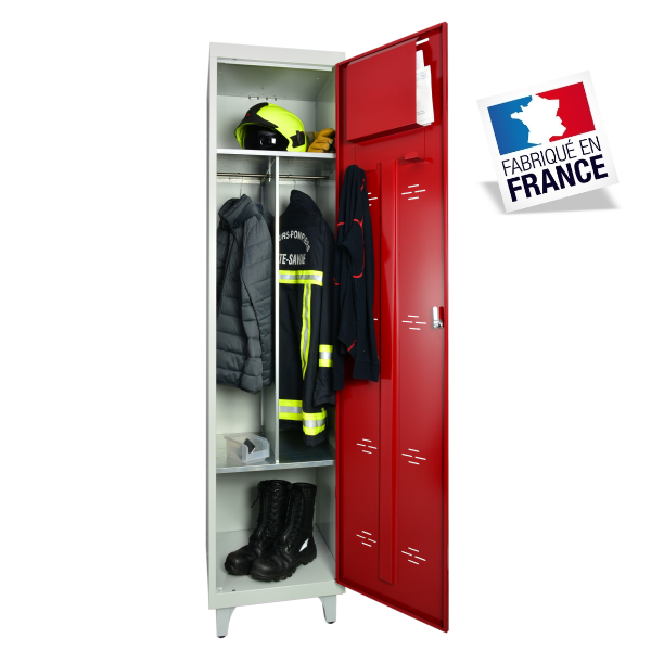 Vestiaire metallique pour pompiers – Prix bas – FABRICATION FRANÇAISE