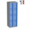 casier plexi 2 colonnes 8 portes 600 mm