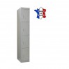 casier metallique 1 colonne 4 portes largeur 300 mm