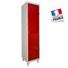 VESTIAIRE CASIER POMPIER EN METAL 1 PORTE